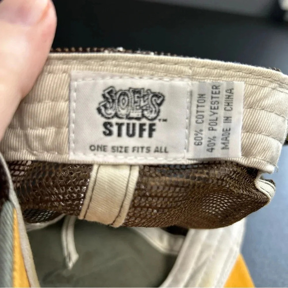 Joes‎ Crab Shack Hat Cap Adjustable Strap Back One Size Green Distressed Vintage - Picture 9 of 10